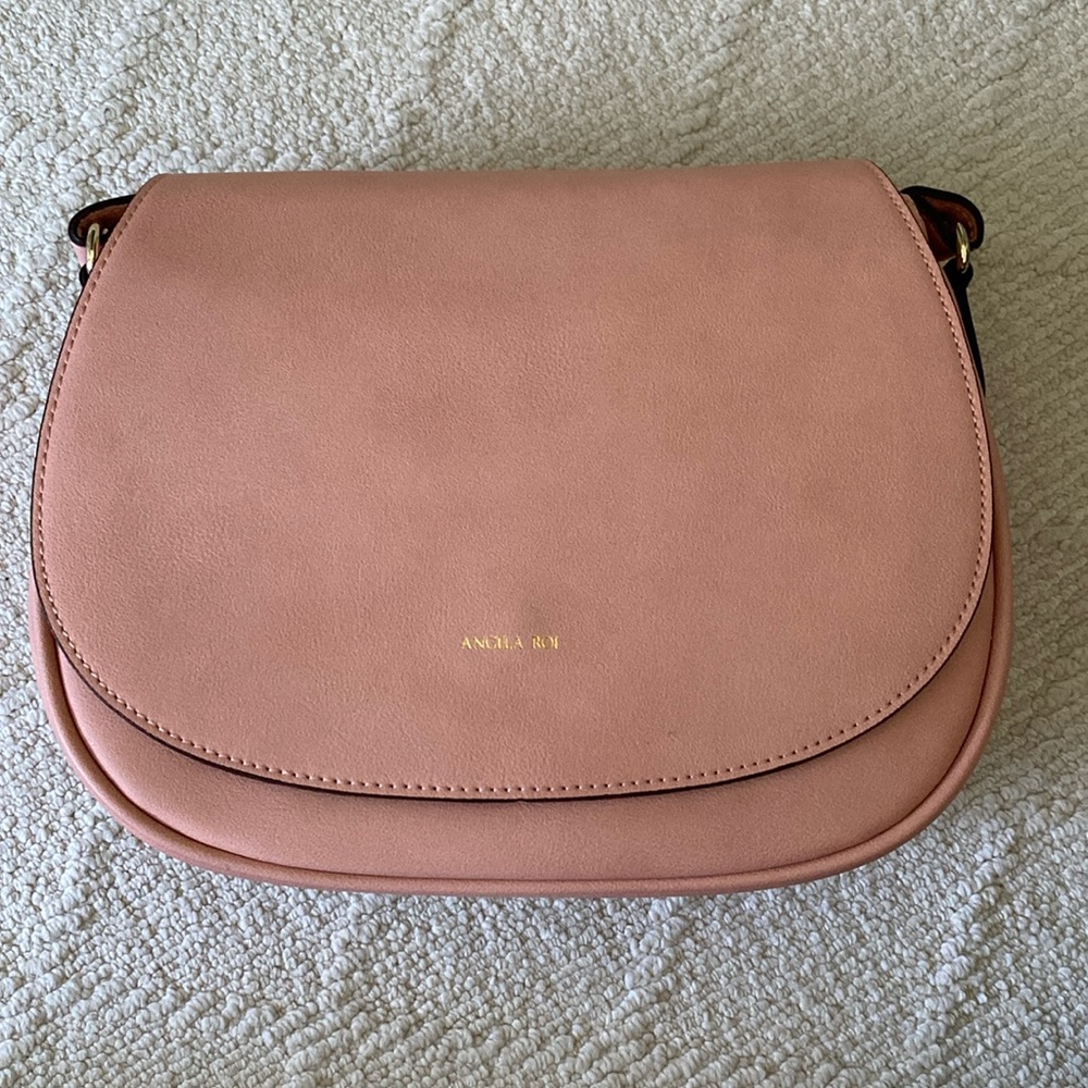 Angela Roi Vegan Morning Crossbody Dusty Rose - like new